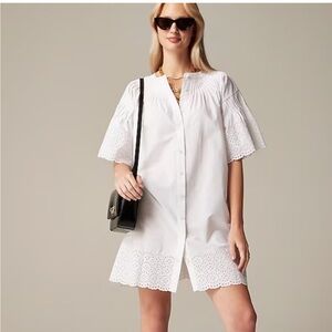 J. Crew Jolie dress in eyelet cotton poplin